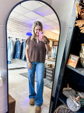 Load image into Gallery viewer, Brown Sweater Knit Top