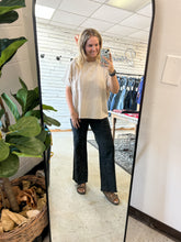 Load image into Gallery viewer, Sand Beige Ribbed Pocket Top