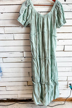 Load image into Gallery viewer, Dusty Mint Blue Maxi Dress