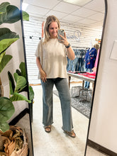 Load image into Gallery viewer, Ash Black Straight Wide Leg Jeans