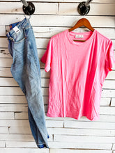 Load image into Gallery viewer, Bubblegum Pink Boyfriend Top