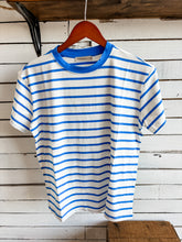 Load image into Gallery viewer, Classic Blue Stripe Top