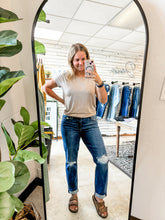 Load image into Gallery viewer, Nova Judy Blue Distressed Slim Fit Jean