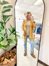 Load image into Gallery viewer, Golden Lace Kimono