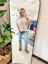 Load image into Gallery viewer, Sand Beige Ribbed Pocket Top