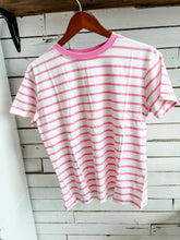 Load image into Gallery viewer, Pink stripe top