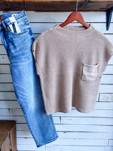 Load image into Gallery viewer, Ash Mocha Mock Neck Sweater Top