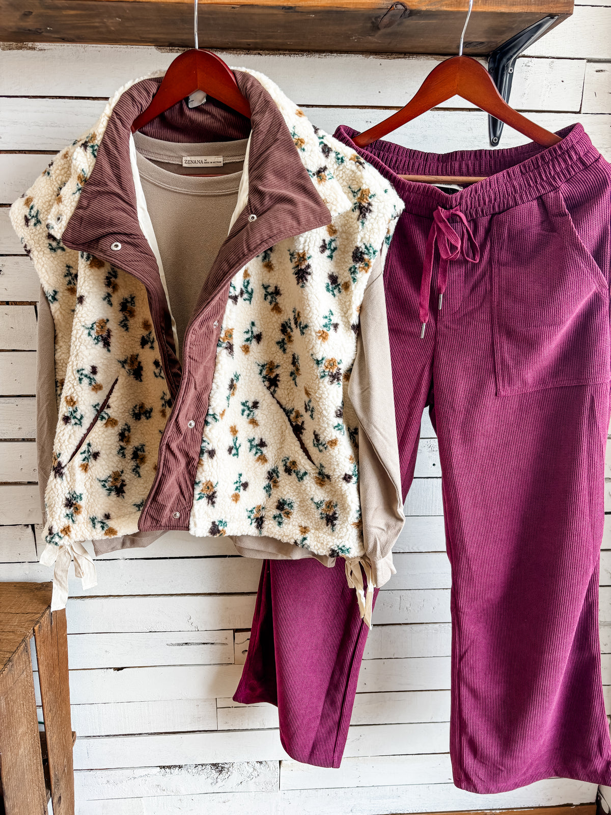 Ash Mocha Basic Long Sleeve Top