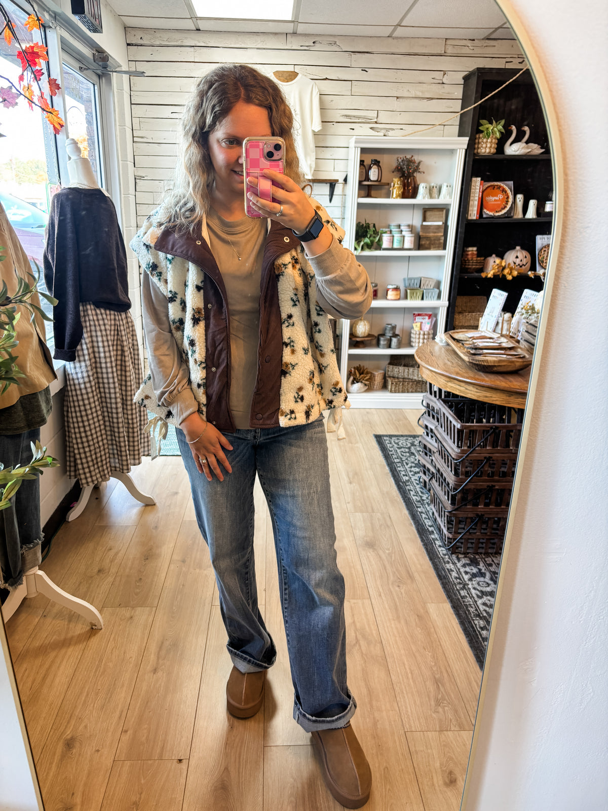 Ash Mocha Basic Long Sleeve Top