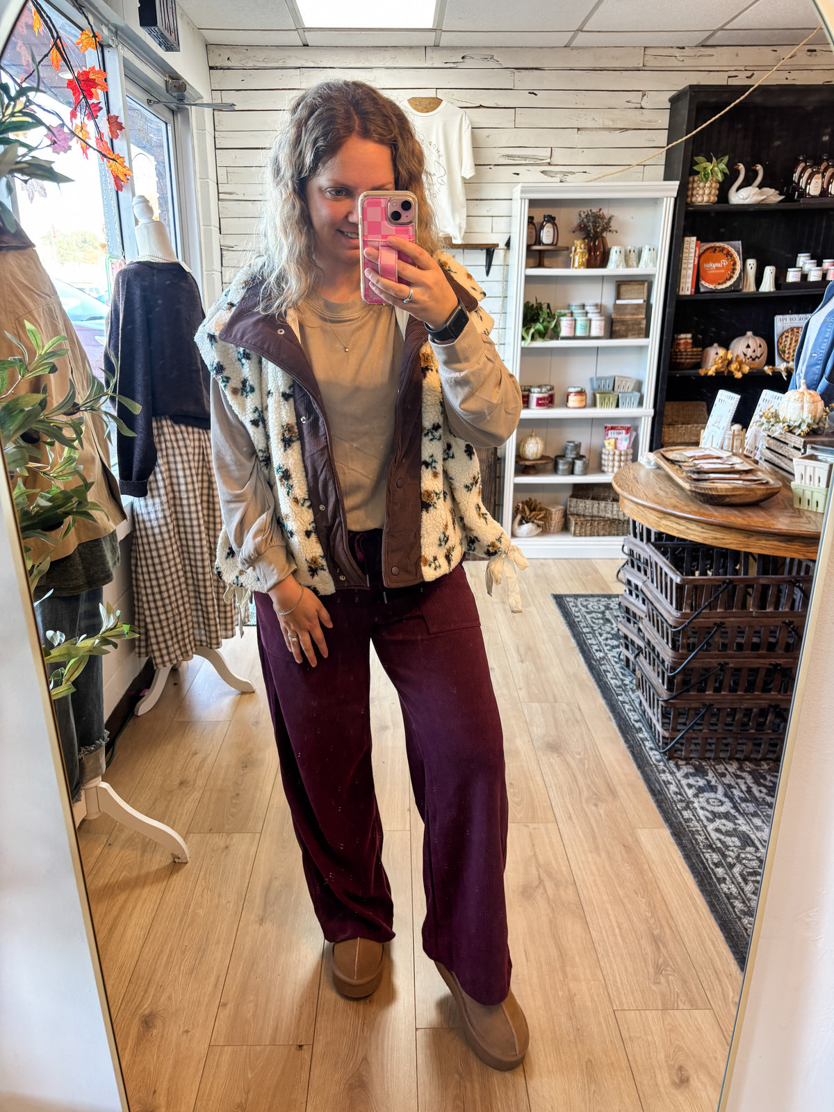 Ash Mocha Basic Long Sleeve Top