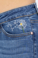 Load image into Gallery viewer, Monica Judy Blue Dandelion Skinny Jeans
