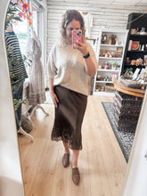 Load image into Gallery viewer, Heather Beige Sweater Top
