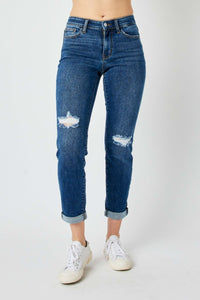 Nova Judy Blue Distressed Slim Fit Jean