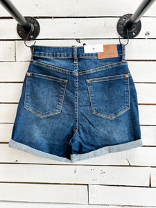 Judy Blue High Rise Cool Denim Shorts with tummy control