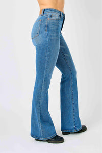 Layla Judy Blue Classic Flare High Rise Jeans