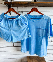 Load image into Gallery viewer, Sky Blue Acid Wash Set
