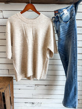 Load image into Gallery viewer, Heather Beige Sweater Top
