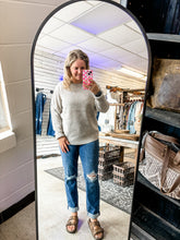 Load image into Gallery viewer, Heather Beige Waffle Knit Sweater
