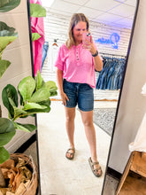 Load image into Gallery viewer, Judy Blue High Rise Cool Denim Shorts with tummy control
