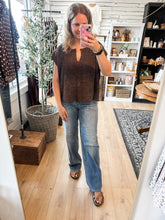 Load image into Gallery viewer, Brown Sweater Knit Top
