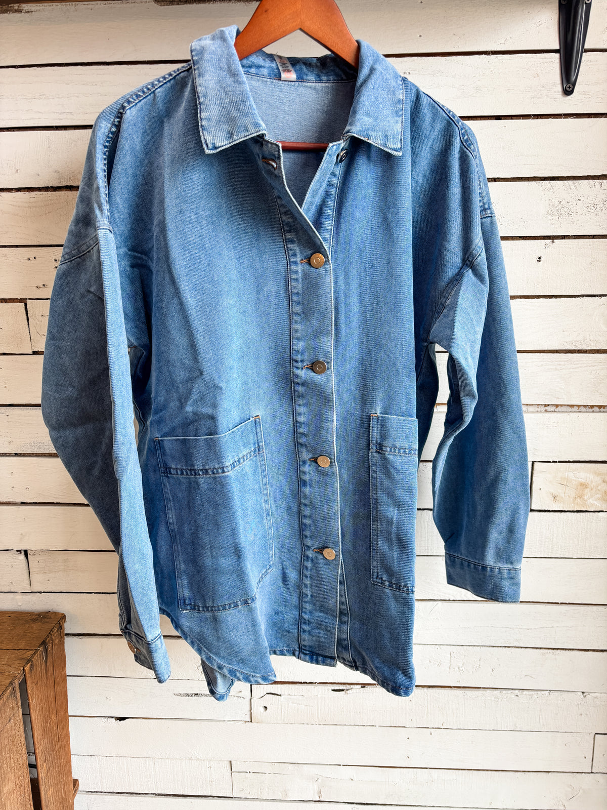 Oversized Denim Shacket