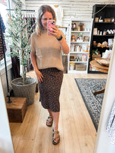 Load image into Gallery viewer, Ash Mocha Mock Neck Sweater Top
