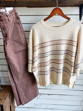 Load image into Gallery viewer, Vanilla Breezy Knit Sweater Top
