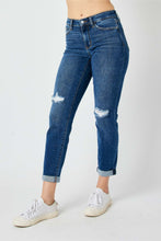 Load image into Gallery viewer, Nova Judy Blue Distressed Slim Fit Jean
