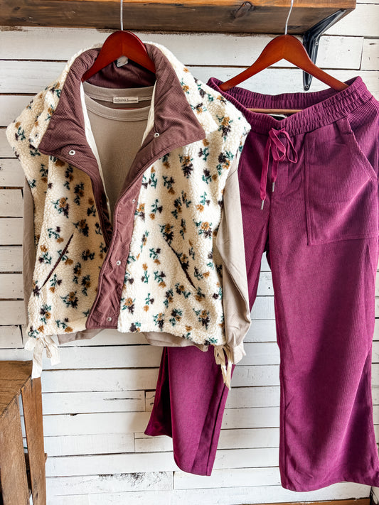 Ash Mocha Basic Long Sleeve Top